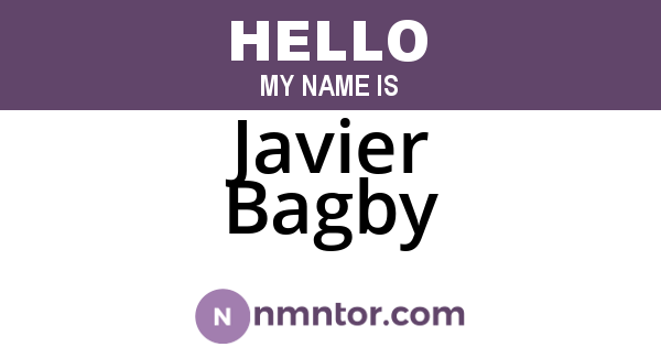 Javier Bagby