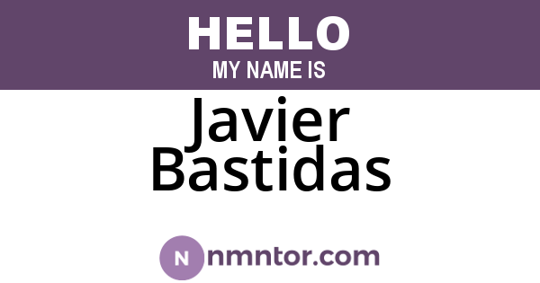 Javier Bastidas