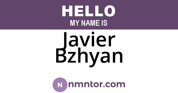 Javier Bzhyan