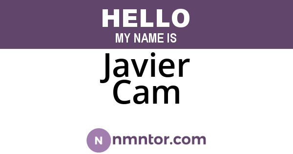 Javier Cam