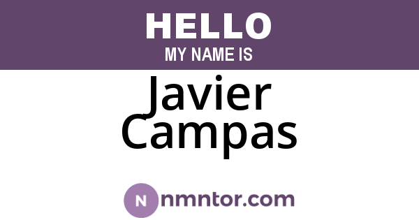 Javier Campas