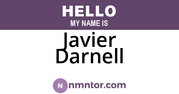 Javier Darnell