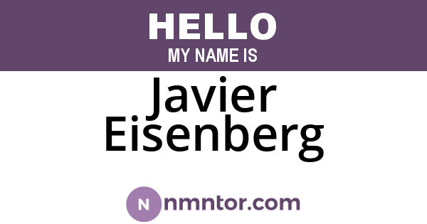 Javier Eisenberg