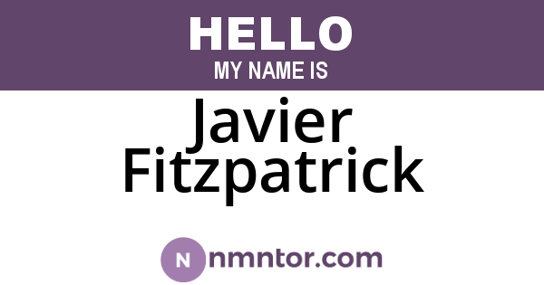 Javier Fitzpatrick