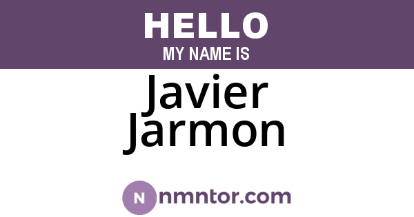 Javier Jarmon