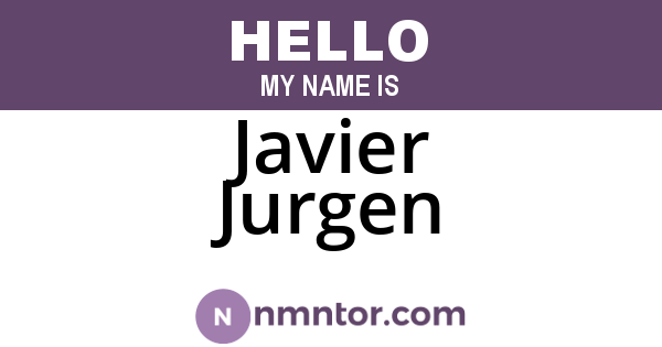 Javier Jurgen