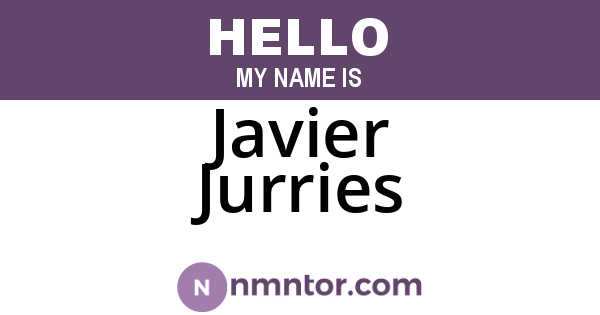 Javier Jurries
