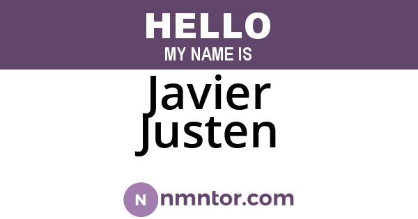 Javier Justen