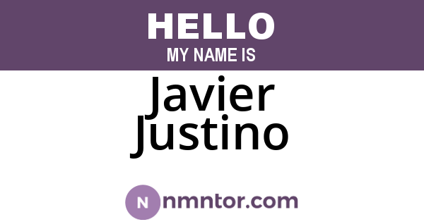 Javier Justino