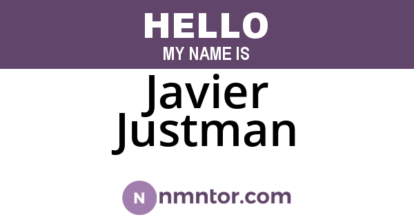 Javier Justman