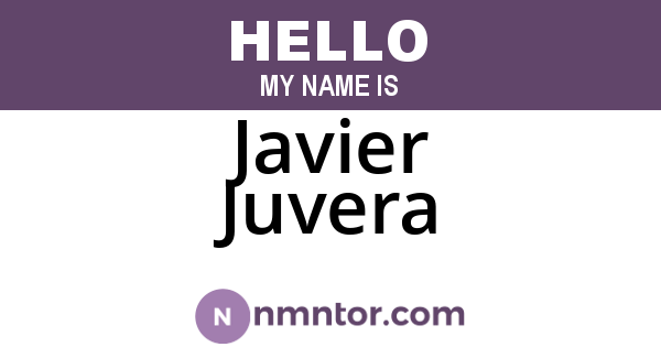 Javier Juvera