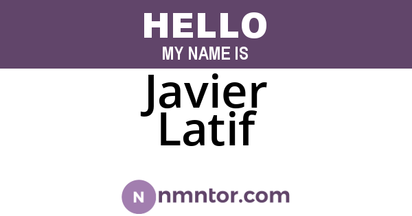 Javier Latif