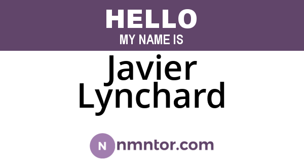 Javier Lynchard