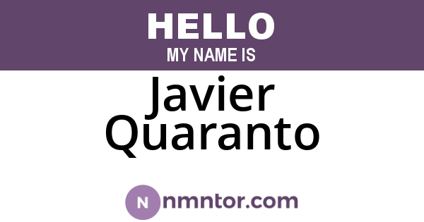 Javier Quaranto
