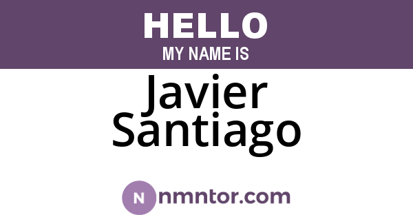 Javier Santiago