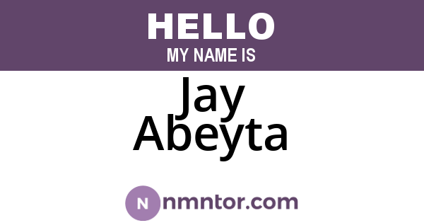 Jay Abeyta