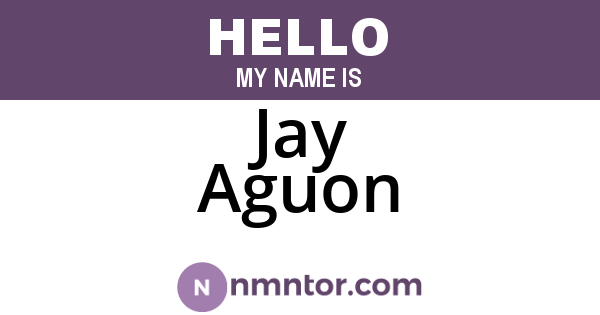 Jay Aguon