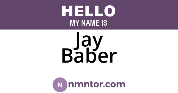 Jay Baber