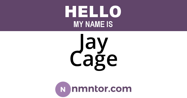 Jay Cage