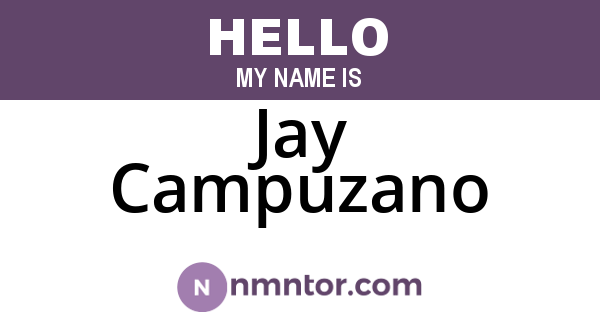 Jay Campuzano