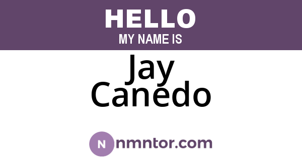 Jay Canedo
