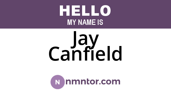 Jay Canfield