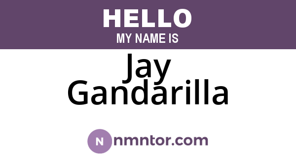 Jay Gandarilla