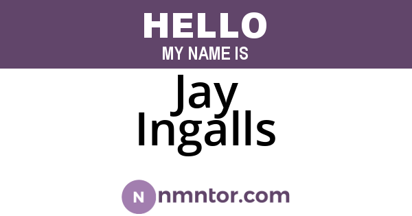 Jay Ingalls