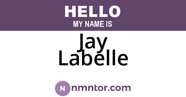 Jay Labelle