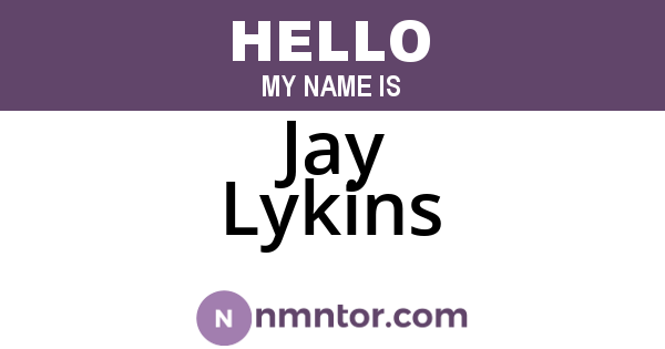 Jay Lykins