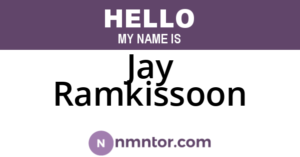 Jay Ramkissoon