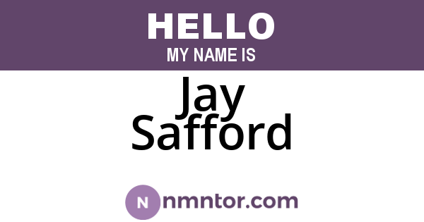 Jay Safford