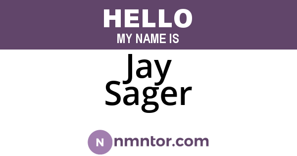 Jay Sager