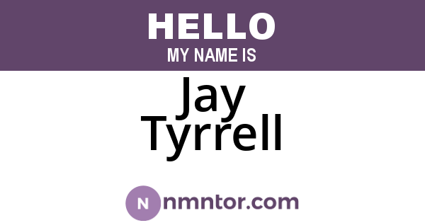 Jay Tyrrell