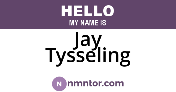 Jay Tysseling
