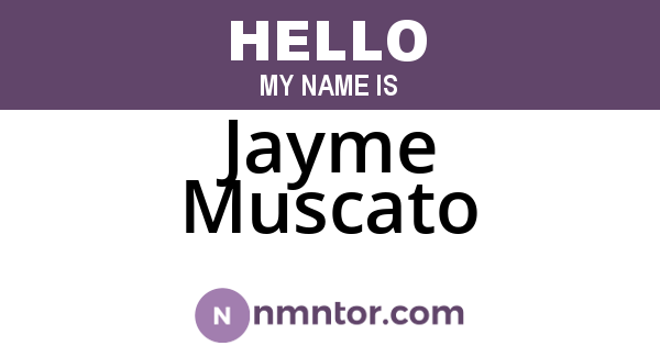 Jayme Muscato