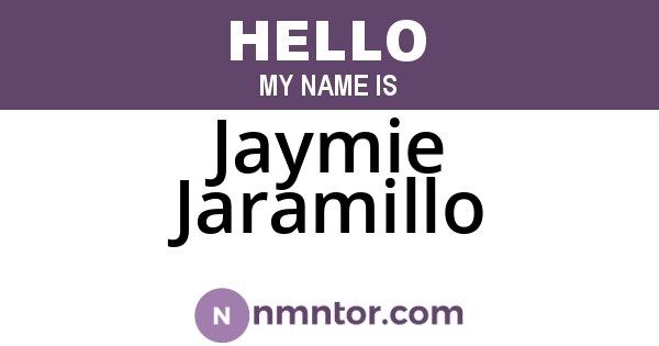 Jaymie Jaramillo