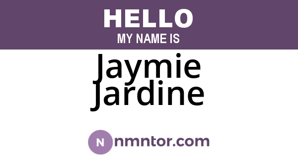 Jaymie Jardine