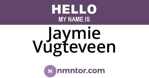 Jaymie Vugteveen
