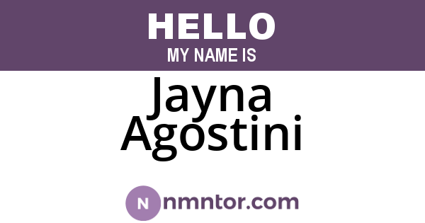 Jayna Agostini