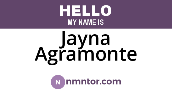 Jayna Agramonte