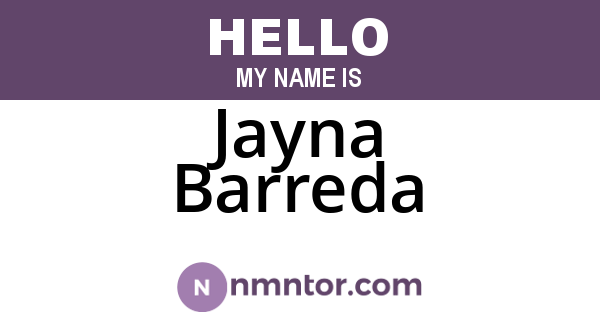 Jayna Barreda