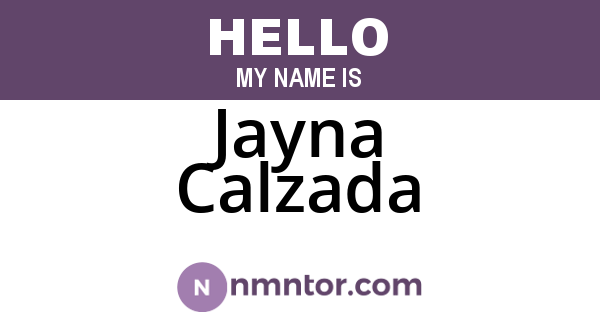 Jayna Calzada