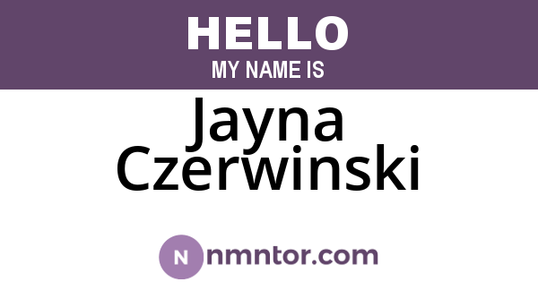 Jayna Czerwinski