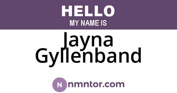 Jayna Gyllenband