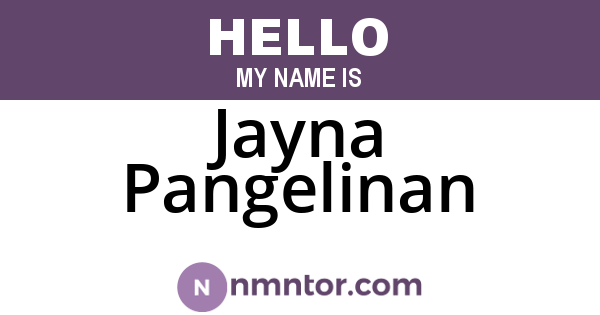 Jayna Pangelinan