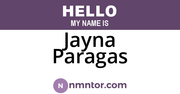 Jayna Paragas