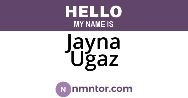 Jayna Ugaz