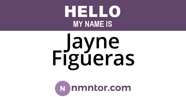 Jayne Figueras