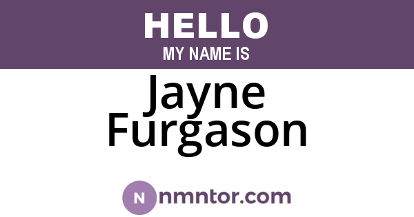 Jayne Furgason